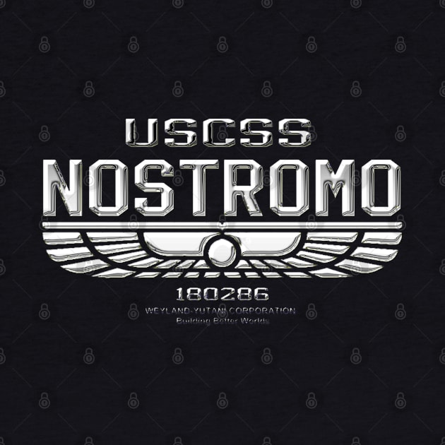 Nostromo Weyland Logo Alien by Angel arts